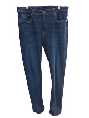 The Perfect Jean NYC Slim Thick Slim Straight Jeans 36x34 Dark Wash